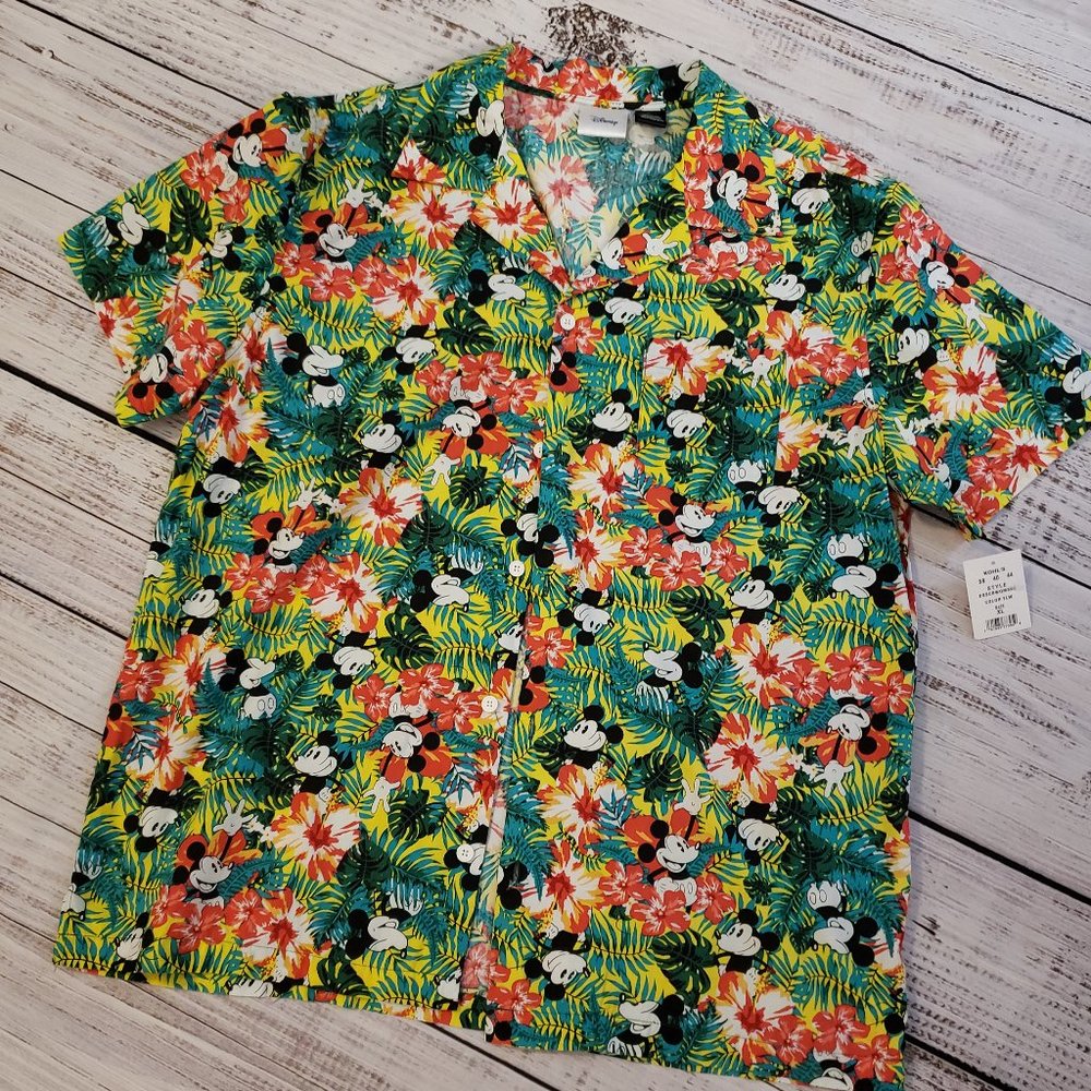 Disney brand Hawaiian shirt Men's XL brand new